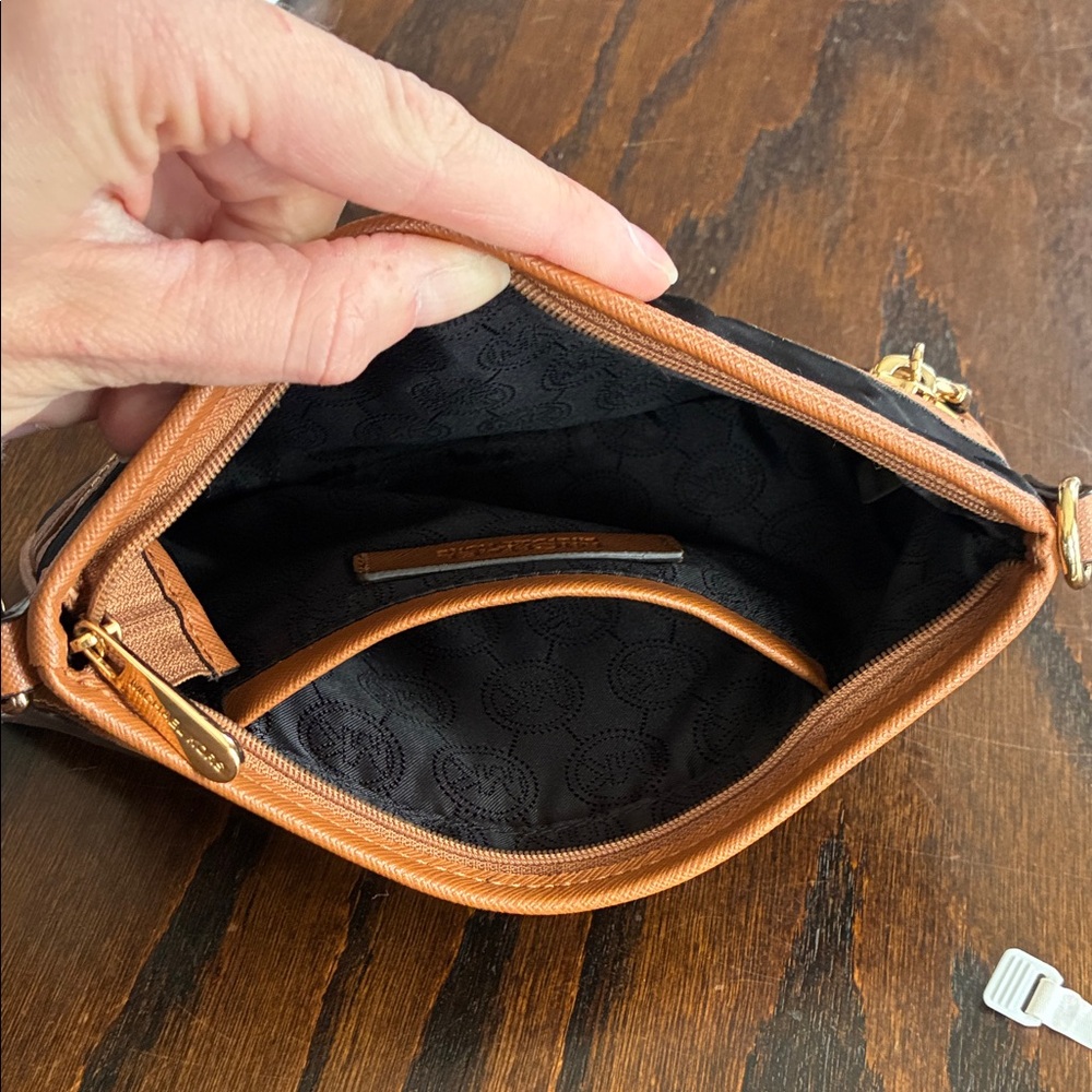Michael Kors Black and Brown Wristlet - Picture 4 of 4